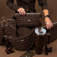Housse pour ordinateur portable rembourrée, housse pour iPad en chocolat matelassée personnalisée, étui de protection marron pour iPad et tablettes de 11 pouces
