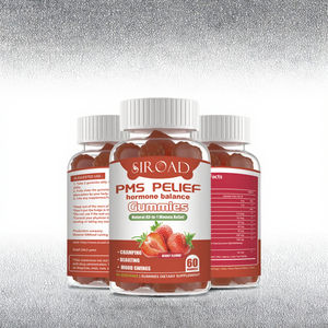 Gomitas de Suplemento Herbal para Mujeres con Sabor a Fresa DIM para Aliviar el Dolor Menstrual y la Hinchazón - Para Adultos - Product Image 2