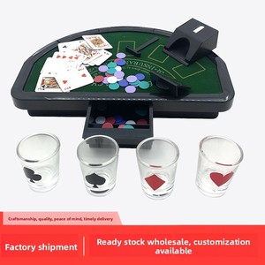 Mini table de Blackjack avec jetons en plastique pour 8 joueurs – Idéale pour les soirées, les jeux de société, les divertissements interactifs et les rassemblements. - Product Image 6
