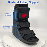Botte de marche gonflable TP Air avec coque rigide en plastique, semelle antidérapante en TPR et chambre à air intégrée pour la rééducation post-chirurgicale