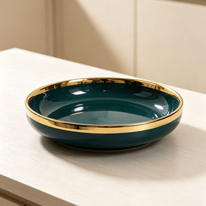 <span class=keywords><strong>Assiette</strong></span> à dîner en <span class=keywords><strong>porcelaine</strong></span> <span class=keywords><strong>blanche</strong></span> polie avec bordure <span class=keywords><strong>argent</strong></span>ée pour hôtel, plat rond pour steak, logo personnalisé, fourniture d'usine - Product Image 6