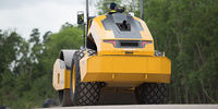 Compacteur vibrant à tambour unique CLG6612E de 12 tonnes, qualité fiable, avec moteur importé pour le compactage sur chantier