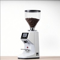 Moulin à café expresso professionnel en acier inoxydable de qualité supérieure, alimentation électrique, fonction automatique