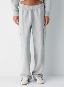 <span class=keywords><strong>Pantaloni</strong></span> Sportivi <span class=keywords><strong>Grigi</strong></span> a Gamba Larga Personalizzati, <span class=keywords><strong>Pantaloni</strong></span> da Jogging in Felpa, <span class=keywords><strong>Pantaloni</strong></span> Sportivi in Spugna Francese, <span class=keywords><strong>Pantaloni</strong></span> a Gamba Dritta e Larga - Product Image 4