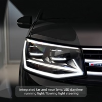 Phare LED de voiture pour T5, mise à niveau haute puissance, ensemble de phares à lentille cristalline, Plug and Play
