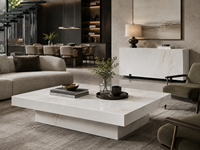 Dalles et carreaux en marbre blanc pour vanités de salle de bain, tables basses, consoles, buffets, lavabos et murs décoratifs