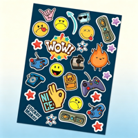 Feuilles d'autocollants adhésifs imperméables personnalisés et mignons pour les agendas des enfants - Fabricant d'impressions en gros Kawaii