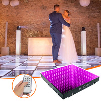 Dalles de sol LED étanches pour mariages et fêtes 500x500mm DMX512 RGB 16 millions de couleurs Échantillon disponible