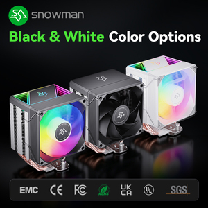 Enfriador <span class=keywords><strong>de</strong></span> CPU SNOWMAN MX94-V4 SE, Torre Única, 4 Tubos <span class=keywords><strong>de</strong></span> Calor, 160W/180W TDP, Ventilador ARGB PWM DS90 <span class=keywords><strong>de</strong></span> 90mm, Compatible con Todas las Plataformas - Product Image 2