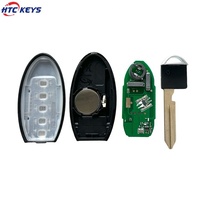 Télécommande à boutons pour SUV 434 MHz avec puce ID46 pour boîtier de clé de voiture N-issan, FCC ID CWTWB1G744