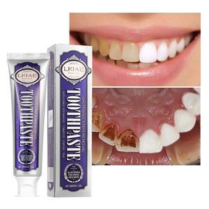 Ensemble de <span class=keywords><strong>dentifrice</strong></span> et de brosse à dents blanchissant à la menthe, en gros, naturel, biologique, sans fluorure, hydroxyapatite, élimine les taches de surface - Product Image 2