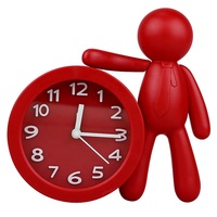 Réveil numérique pour enfants, décoration de personnage humain, horloge bon marché, alarme musicale