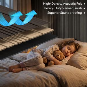 Paneles Decorativos de Madera para Decoración de Paredes Interiores, Panel Acústico de Madera Akupanel, Panel de Listones de Madera para Cine y Salas de Cine - Product Image 3