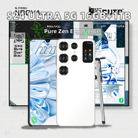 Smartphone S24 Ultra 16GB+1TB, Pantalla HD+ AMOLED, Carga Rápida de 65W, Batería de 8000mAh, Cuatro Núcleos, >7 Pulgadas, Compatible con Inglés/Español, Android