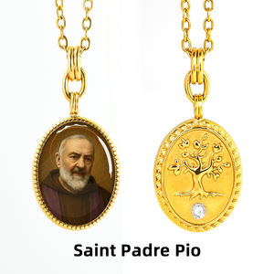 Colgante de Estilo Religioso San Padre Pío de GIVELUCK - Product Image 5