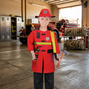 Costume de pompier pour enfants de 5 à 6 ans, 100% polyester - Product Image 3