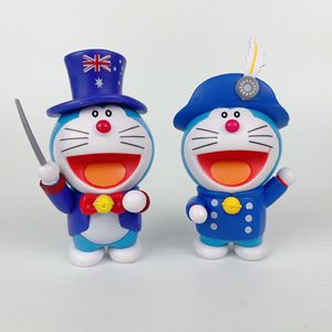 H8CM 6 món/bộ Mô hình nhân vật hoạt hình Doremon, số lượng đặt hàng tối thiểu thấp, mô hình PVC với hộp bí ẩn, dùng cho trò chơi điện tử. - Product Image 5