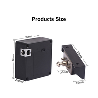 TTlock App Smart RFID Card Access Serrure d'armoire cachée Casier de tiroir invisible pour une utilisation au bureau à domicile