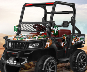 Fornecimento de fábrica <span class=keywords><strong>3</strong></span>- 12 anos de idade 2 assentos brinquedo carros de quatro rodas passeio elétrico off-road no carro para crianças - Product Image 6