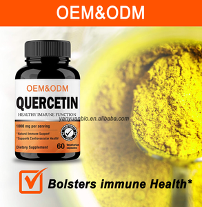 OEM Bioflavonoids solunum sağlığı bitkisel takviyeler <span class=keywords><strong>Quercetin</strong></span> özü tozu bağışıklık desteği için 60 kapsül - Product Image 2