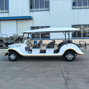 High Quality Electric Vintage Classic Car 6 Seats Retro Sightseeing Car CE Certified <b>72V</b> <b>Battery</b> for Tourist & Commercial Use - Product Image 4
