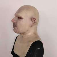 Haute qualité fête Cosplay Silicone réaliste Latex vieil homme masque à vendre