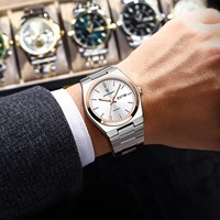 Montre de luxe pour homme Poedagar 930, bracelet en acier inoxydable, montre à quartz, Reloj Hombre, étanche, lumineuse, pour homme