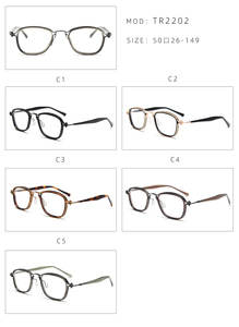 Lunettes carrées tendance, monture de lunettes pour hommes, acétate, lunettes optiques, à bas prix pour hommes et femmes - Product Image 4