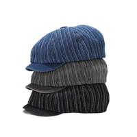 Gorras de Pintor británico de alta calidad al por mayor sombreros de hiedra boinas vaqueras lavadas clásicas sombrero de vendedor de periódicos