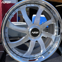 Jantes forgées NJQS de luxe en 2 pièces pour camion, 24, 26, 28 pouces, jantes concaves profondes, 5x114.3, 8x165.1 pour Ford F250 F350 Dodge Ram 3500