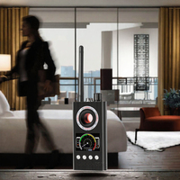 Détecteur de caméra espion portable K68, détecteur de signal radio sans fil RF, détecteur de signal GPS, alarme