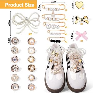 Mity Rain PCS Charms For Sneakers Lace Charms Contain Bows Clips Pins Jewelry <b>Decoration</b> And Jewelry For <b>Shoes</b> - Product Image 2