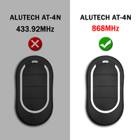 ALUTECH AT 4N 868 MHz Télécommande de porte de garage 868,35 MHz Code roulant ALUTECH AT-4N Télécommande