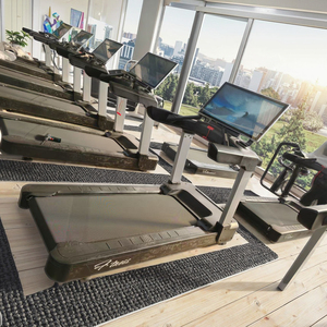 Tapis roulant commercial à écran tactile de 32 pouces, système Android, vitesse de 1 à 20 km/h, inclinaison de 0 à 20 %, équipement de course robuste pour salle de sport - Product Image 5