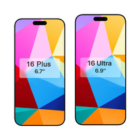 Écran OLED pour iPhone 16 Panneau d'écran tactile pour iPhone 16Pro Écran AMOLED de remplacement pour téléphone portable LCD 16PM Panneau d'écran tactile