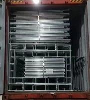 Andamios de Acero Q235 de Estilo Industrial Moderno, Galvanizados, con Barras, Escaleras y Equipos para Construcción de Hormigón