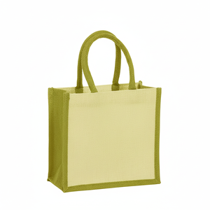 Sac fourre-tout en jute de haute qualité Motif personnalisé Style de mode Bon prix d'impression Fabriqué en Inde pour un usage quotidien - Product Image 1