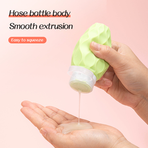 TSA Wavy-shaped Squeezable Silicone Travel <b>Bottles</b> Set Leak Proof 90ml 60ml Refillable Toiletries Containers for Shampoo Lotion - Product Image 6