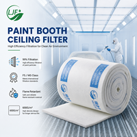 Nouvel élément filtrant en coton de 600g, efficacité F5, filtre de plafond entièrement collé pour cabine de peinture automobile