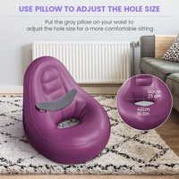 Chaise gonflable BBL avec trou