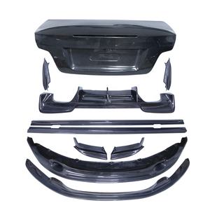 Kit Carrozzeria in Fibra di Carbonio Stile <span class=keywords><strong>RZ</strong></span> per BMW 1M E82 12-15: Labbro Paraurti Anteriore, Minigonne Laterali e Diffusore Posteriore con Spats - Product Image 6