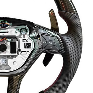 OEM <span class=keywords><strong>Plus</strong></span> Carbon-Faser-Lenkrad für Mercedes Benz W206 W214 X254 AMG mit Perforiertem Lederinterieur - Product Image 2