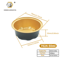 Gobelet de cuisson jetable en feuille d'aluminium avec couvercle Plateau à muffins Ramequin Récipient en feuille d'étain Moule à pâtisserie scellable en plastique PET