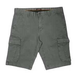 2022 Groothandel Goedkope Custom Mode Zomer Comfortabel Katoen Zes Zakken Effen Kleur Grijs Mannen Cargo Shorts