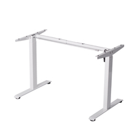 Bureau à domicile travaillant à moteur unique cadre électrique ergonomique réglable en hauteur assis pour se tenir debout bureau