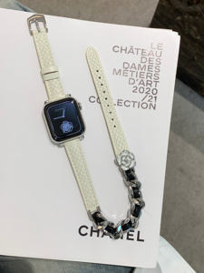 Trampa de tinta etal Hain, atch ltra 8 7 6 Camelia eather ouble y ich atch 49mm 45mm 42mm 41mm 38mm 40mm - Product Image 3