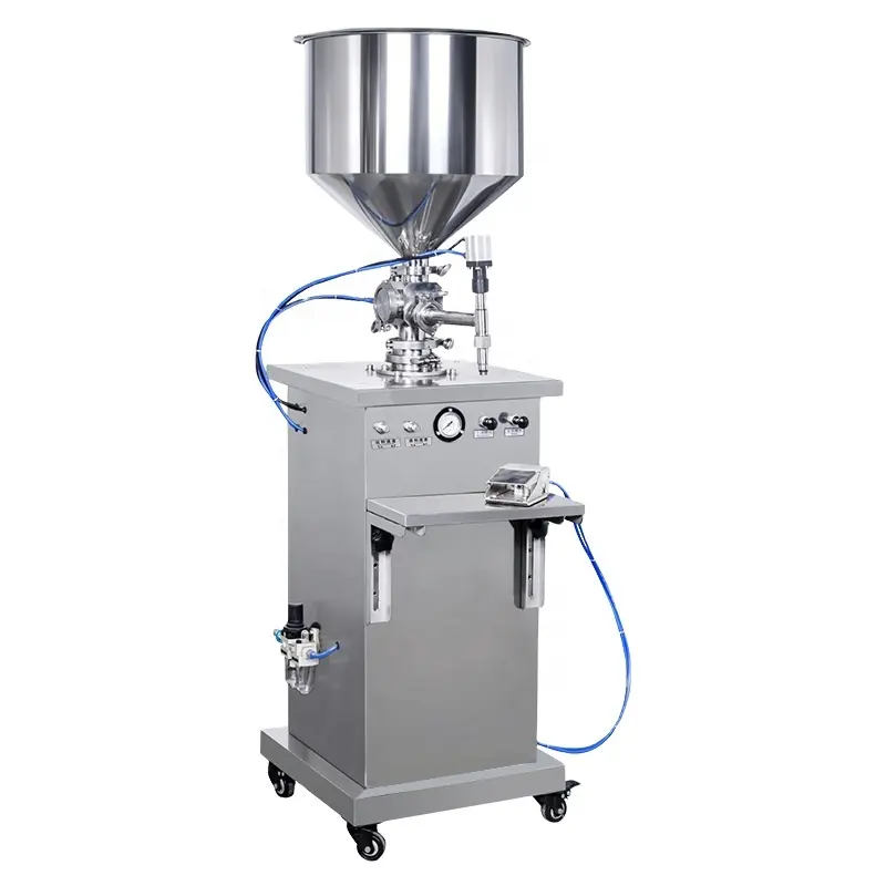 Factory direct semi-automatic pneumatic paint toothpaste paste filling machine