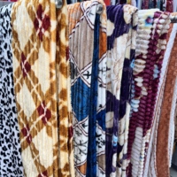 Pabrik Selimut Flanel Fleece Kustom ODM OEM, Cetak Kustom, Bordir Logo, Ukuran, Kemasan, Selimut Lembut Hangat, Penutup Sofa