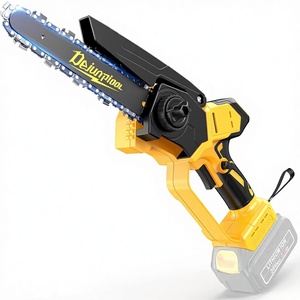 Minimotosierra Industrial Inalámbrica OEM, Batería de 20V MAX, Barra Guía de 6 y 8 Pulgadas, Motor sin Escobillas de 1200W, Lubricación Automática, Profesional - Product Image 1
