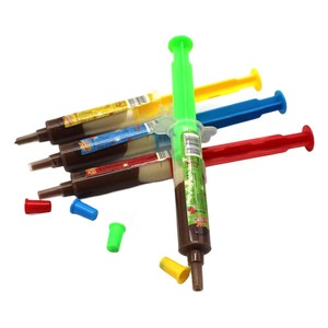 Vente en gros de jouets en forme de seringue pour enfants, en <span class=keywords><strong>chocolat</strong></span> au lait <span class=keywords><strong>blanc</strong></span> amusant, en forme de pistolet à liquide - Product Image 2